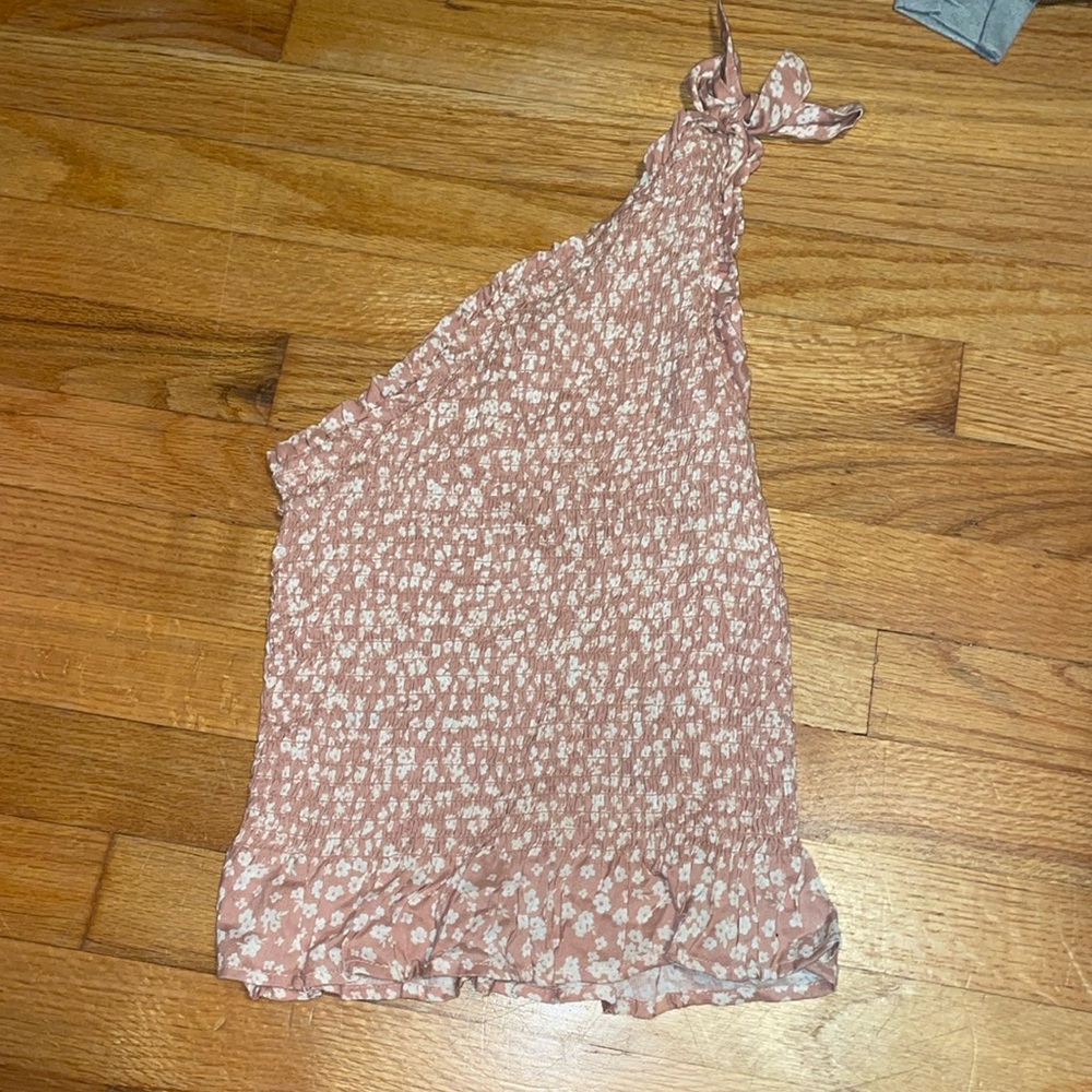 Pink floral top